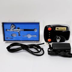 エアテックスメテオ２ エアブラシ＆GSIクレオスレギュレーター エアテックスメテオ2 エアブラシ＆GSIクレオスレギュレーター - メルカリ