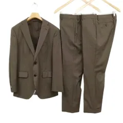 ザ・スーツカンパニー THE SUIT COMPANY REDA生地 シングル 2B スーツ セットアップ スラックス 2点セット 美品 170-6D ダークブラウン