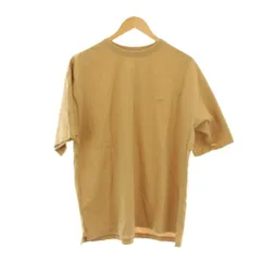 リー LEE Tシャツ M 無地 ブラウン ロゴ刺繡 ラウンドネック 半袖 /JP