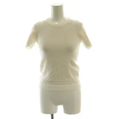 ザラ ZARA 半袖ニット セーター S ピンク 白 ホワイト /SS ■OS