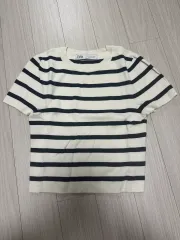 ZARA ストライプ 半袖 ニット