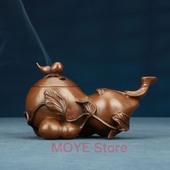 宋代の黄釉金糸開片蒔絵刻字宝石鯉瓶 陶磁器 現代工芸品 美術品 置物