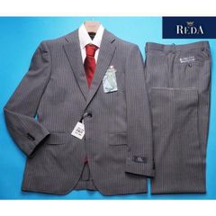 新品未使用✨ジュンコシマダ スーツ 格子柄 REDA AB4 ストレッチ