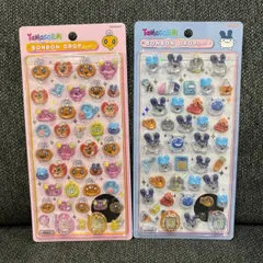 正規品 たまごっち めめっち みみっち ボンボンドロップシール ボンボンドロップシール ぷっくり 立体 クリア