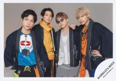【中古】生写真(STARTO) KAMIGATA BOYZ/重岡大毅・中間淳太・神山智洋・小瀧望/横型・膝上/「KAMIGATA BOYZ DREAM IsLAND 2024 ～やっぱこの街好っきゃねん～」グッズオフショット/公式生写真
