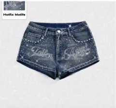 ギャル系 ヴィンテージ デニム SHEIN ショートパンツ