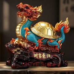 亀 置物 オブジェ 合金 風水 運気 開運 縁起物 厄除け 金運 仕事運