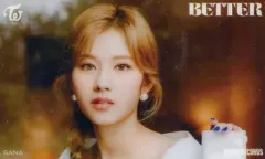 【中古】コレクションカード(女性) TWICE/サナ/CD「BETTER」タワーレコード特典クリアトレカ