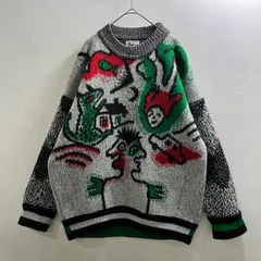 イタリア製 90s 殺人ニット サイコパス V&A セーター ニット ヨーロッパ 極希少