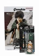 進撃の巨人 エレン フィギュア 未開封 + リヴァイ キーホルダー