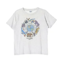 U S A コットン グラフィック 半袖 Tシャツ (レディース L)