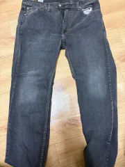 ブラック デニム ズボン リーバイス