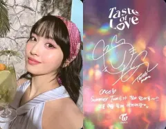 【中古】コレクションカード(女性) TWICE/モモ/裏面印刷サイン・メッセージ入り/CD「Taste of Love」封入特典フォトカード