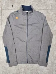 デサント グレー バイカラー ジャケット M