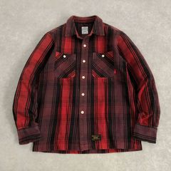 名作】WTAPS ダブルタップス ヘリンボーン ウールシャツ オリーブ
