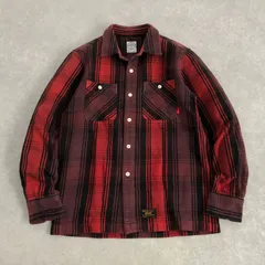 WTAPS ダブルタップス 13aw オレンジ/ブラックチェック ネルシャツ wtaps union shirtsチェックネルシャツ オレンジ S WTAPS ダブル