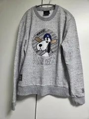 MLB ニューヨーク・ヤンキース ユニセックス SNOOPY スウェットTシャツ 100