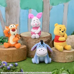 くまのプーさんマスコット　FUNNY Ver. 全4種　ファニーバージョン　イーヨー　ピグレット　タイガー