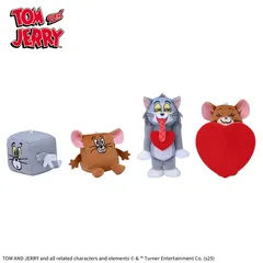 トムとジェリー　マスコット　ファニーアートVer. Vol.1 全4種　コンプリート　ぬいぐるみ