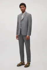 Cos/スモールチェック柄 セットアップ スーツ/48 30