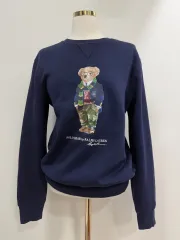 ポロ ラルフローレン ベア スウェット ネイビー