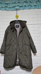 新品) アクアスキュータム フード キルティング ジャケット 66