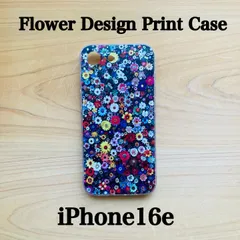 【iPhone16e/17e】フラワーデザイン TPU 耐衝撃ケース カラフル 印刷 花柄 印刷ケース アイフォン16e