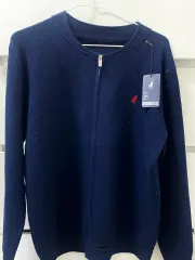 ポロ ラルフローレン ネイビー ジップアップ カーディガン