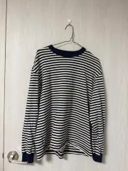 ユニクロ ストライプ Tシャツ