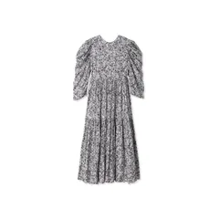 フラワーギャザーティアードマキシワンピ 0