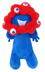 【中古】ぬいぐるみマスコット・ぬいぐるみバッジ ミャクミャク A(両腕曲げ) カバンに付けられるぬいぐるみ 「大阪・関西万博」