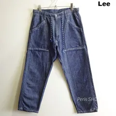 Lee　リー　ダンガリーズ イージーベイカー クロップドパンツ　メンズ M　LM5932　薄手　中濃ブルー