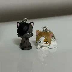 まとめ ハイキュー 研磨 黒尾 めじるし 猫 キーホルダー 研磨냥 黒냥