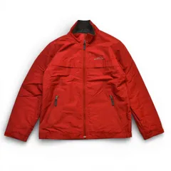 Eddie Bauer エディーバウアー フリースライナー ナイロンジャケット 00s サイズM レッド メンズ