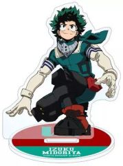 【中古】アクリルスタンド・アクリルパネル 緑谷出久 描き下ろしイラスト アクリルスタンド 「僕のヒーローアカデミア THE MOVIE ヒーローズ：ライジング」