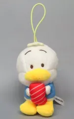 【中古】ぬいぐるみマスコット・ぬいぐるみバッジ あひるのペックル(まぐろ) マスコット 「スシロー×はぴだんぶい はぴなついぇい!」 コラボ限定マスコット付きドリンク注文特典 前半