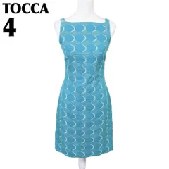 【美品】トッカ TOCCA ノースリーブワンピース 4 総柄