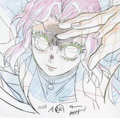 【中古】原画イラストボード 鬼滅の刃 複製生動画 胡蝶しのぶ A24