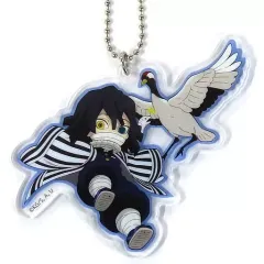 【中古】雑貨 [単品] 伊黒小芭内 ご当地イラスト北海道 アクリルチャーム 「鬼滅の刃 全集中展 -無限列車編・遊郭編-」 北海道会場限定ver.