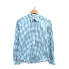 ブルックスブラザーズ BROOKS BROTHERS シャツ 長袖 コットン ギンガムチェック 2 ライトブルー 水色 /KT15