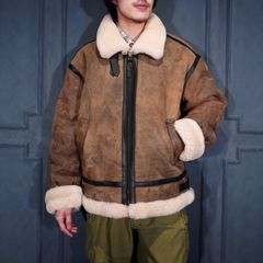 は*！様 美品□ウィリスアンドガイガー B-3 ムートンジャケット 大戦