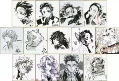 【中古】紙製品 全13種セット 「劇場版 鬼滅の刃 無限列車編×ufotable Cafe 竈門炭治郎 立志編 コラボダイニング複製ミニ色紙くじ 弐」