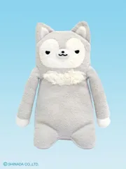 フモフモさんふわっとおすわり（M）ルフシルバーぬいぐるみ