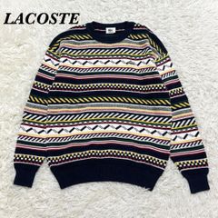 美品 LACOSTE チルデンニット ケーブルニットベビーアルパカ - メルカリ