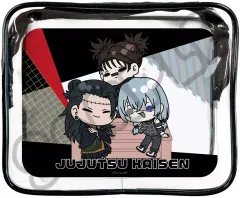 【中古】バッグ M-TD.夏油傑＆真人＆脹相 第6弾 ビニールポーチ 「TVアニメ 呪術廻戦 2期」