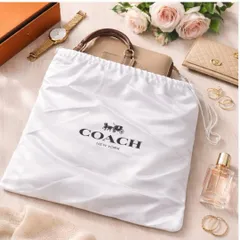 美品　格安　売り切り　ブランド　コーチ　COACH 収納袋（大） 2枚セット