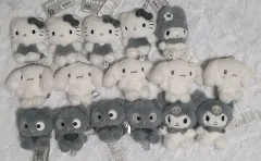 サンリオ ハローキティ チョコキャット クロミ シナモロール マイメロディ ぬいぐるみ キーホルダー_モノトーン8