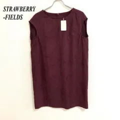 タグ付き未使用品 ストロベリーフィールズ ワンピース M パープル □