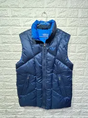 アディダス ネイビー ダウン ベスト