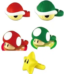 スーパーマリオ ファッションリングコレクション 5種セット ファッション リング コレクション 指輪 ゆびわ フィギュア ミニチュア 指 装着 ポップ キュート ゲーム アイテム アカこうら ミドリこうら スーパースター スーパーキノコ 1UPキノコ